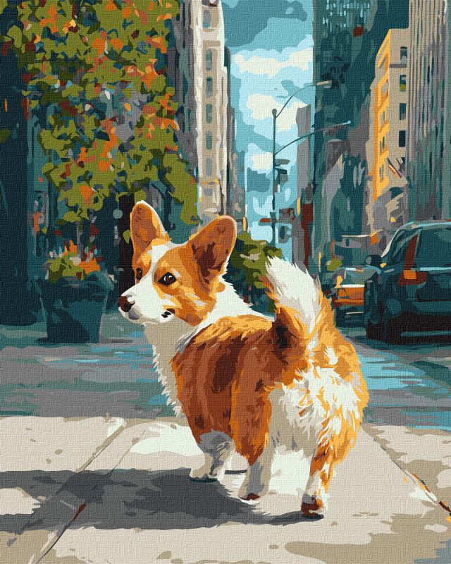 Malowanie po numerach - Miasto ogoniastego ©art_selena_ua
