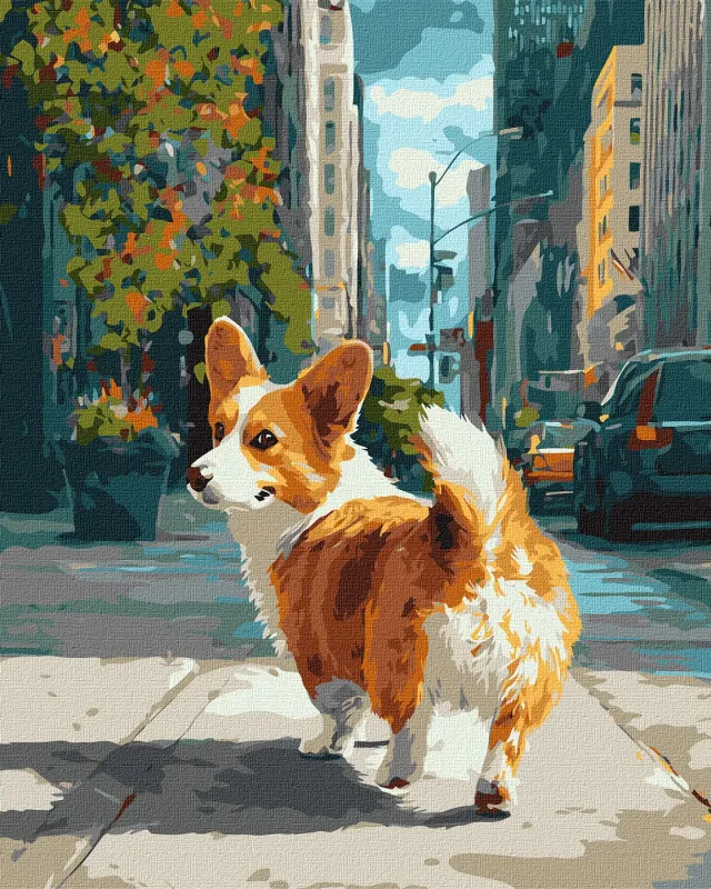 Malowanie po numerach - Miasto ogoniastego ©art_selena_ua