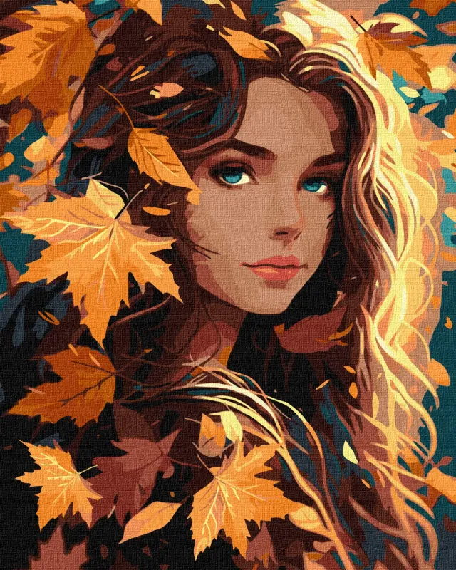 Malowanie po numerach - Jesienny opad liści ©art_selena_ua