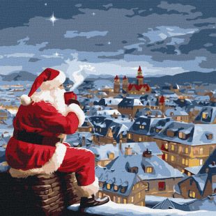 Malowanie po numerach - Noc Bożego Narodzenia ©art_selena_ua