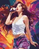 Malowanie po numerach - Magiczna śpiewaczka ©art_selena_ua