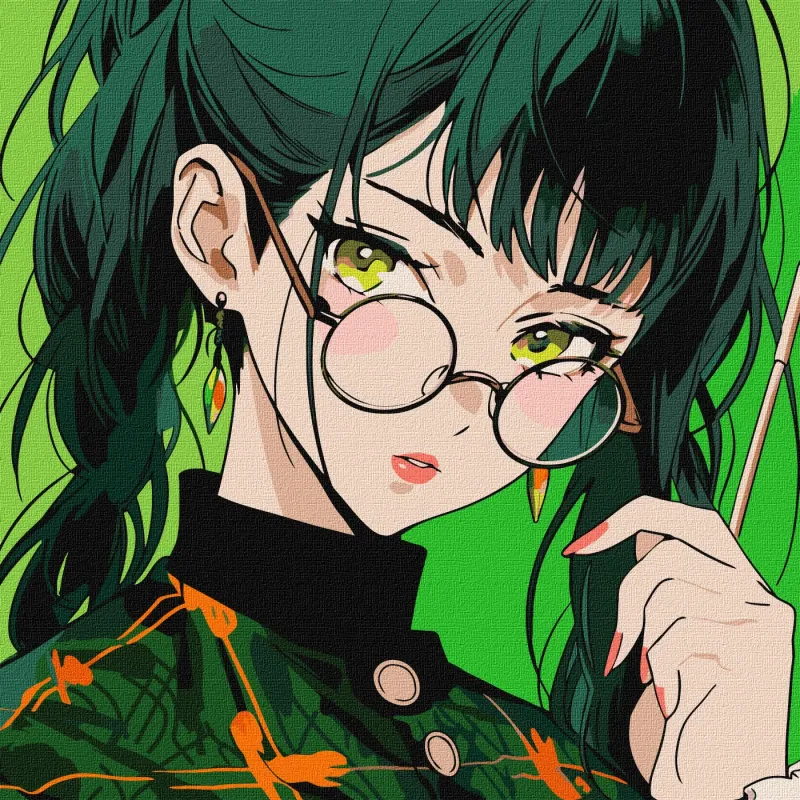 Malowanie po numerach - Magia zielonych oczu ©art_selena_ua