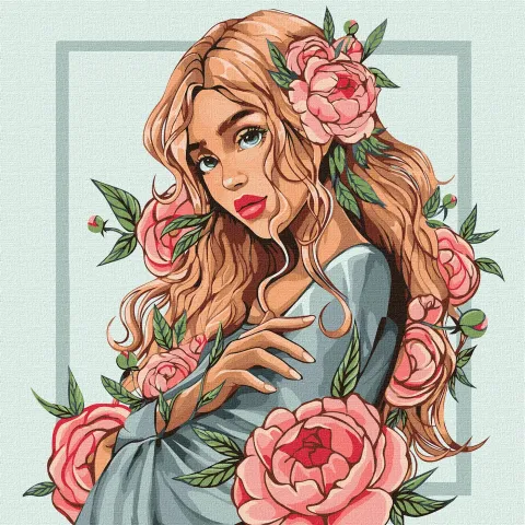 Malowanie po numerach - Wiosenny kwiat ©lien_illustration