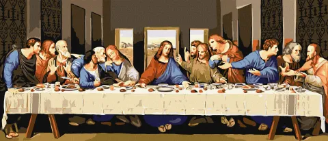 Malowanie po numerach - Ostatnia Wieczerza ©Leonardo da Vinci