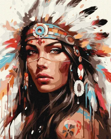 Malowanie po numerach - Legenda plemienia ©art_selena_ua