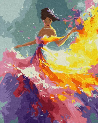 Malowanie po numerach - Elegancka księżniczka ©art_selena_ua