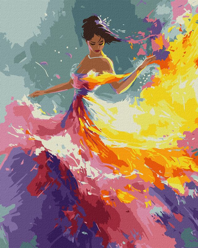Malowanie po numerach - Elegancka księżniczka ©art_selena_ua