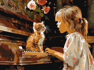 Malowanie po numerach - Śpiewający duet ©art_selena_ua