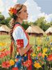 Malowanie po numerach - Piękna Ukrainka ©art_selena_ua