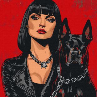 Malowanie po numerach - Niebezpieczny ©art_selena_ua