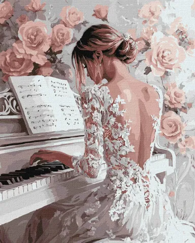 Malowanie po numerach - Elegancki szkic ©art_selena_ua