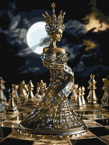 Malowanie po numerach - Ruch królowej ©art_selena_ua