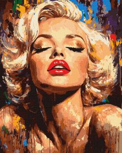 Malowanie po numerach - Olśniewająca Monroe ©art_selena_ua