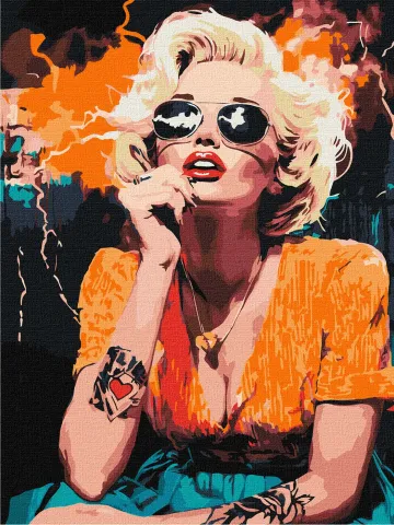 Malowanie po numerach - Monroe w Hollywood ©art_selena_ua