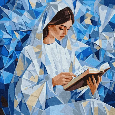 Malowanie po numerach - Cicha lektura ©art_selena_ua