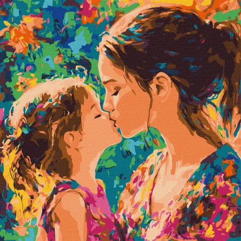 Malowanie po numerach - Pocałunek matki ©art_selena_ua