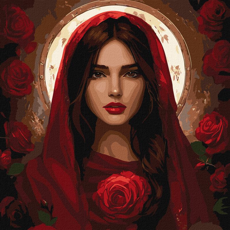 Malowanie po numerach - Róża majowa ©art_selena_ua