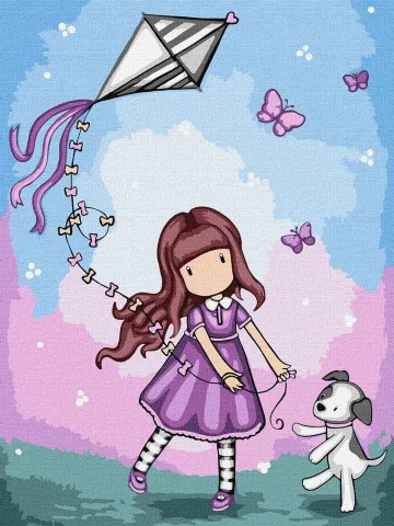 Malowanie po numerach - Don’t Fly Away Santoro Gorjuss Collection