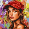 Malowanie po numerach - Nowoczesny Czerwony Kapturek ©art_selena_ua