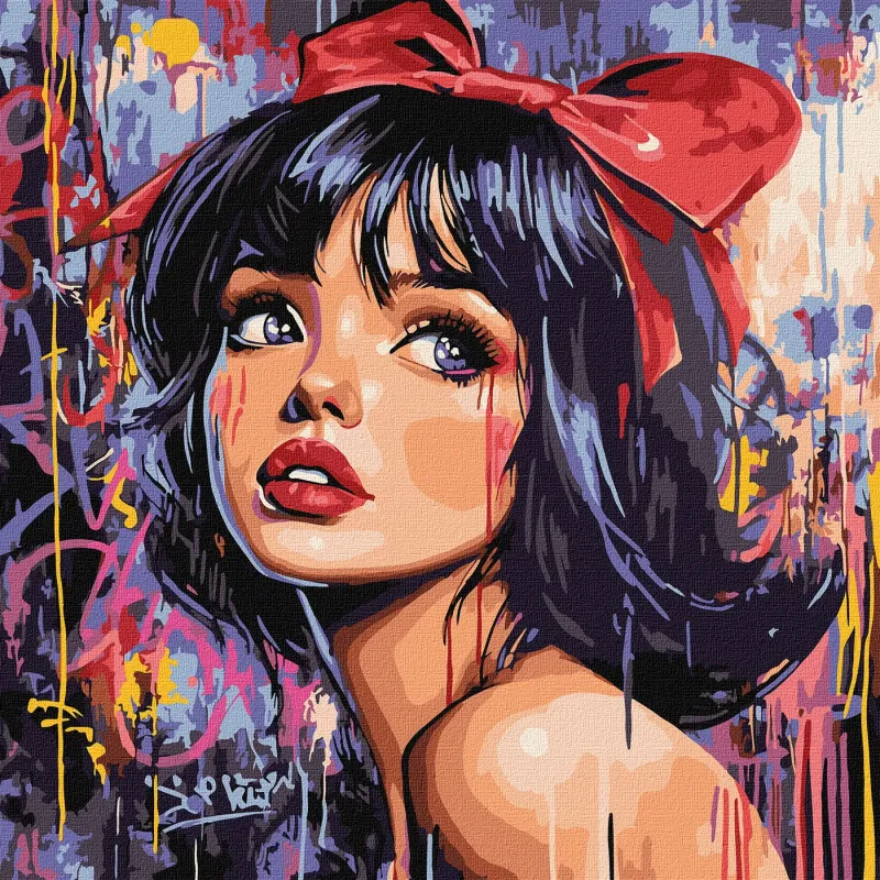 Malowanie po numerach - Królewna Śnieżka ©art_selena_ua