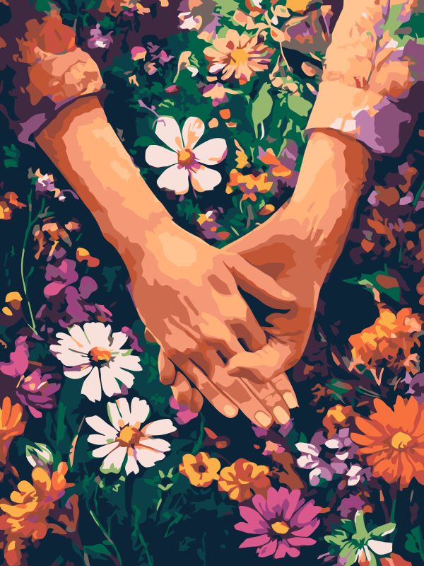 Malowanie po numerach - Trzymaj mnie mocno ©art_selena_ua