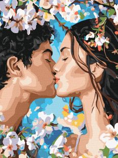 Malowanie po numerach - Pocałunek wiosny ©art_selena_ua