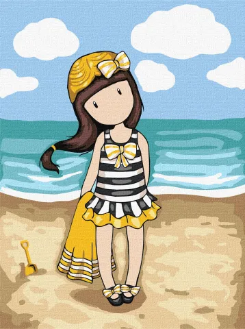 Malowanie po numerach - Beach Belle Santoro Gorjuss Collection