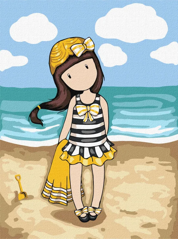 Malowanie po numerach - Beach Belle Santoro Gorjuss Collection