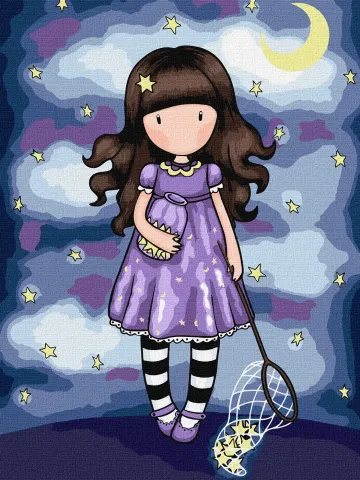 Malowanie po numerach - Catch A Falling Star Santoro Gorjuss Collection