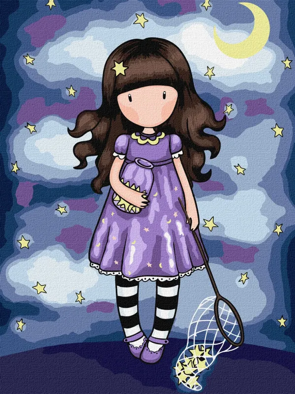 Malowanie po numerach - Catch A Falling Star Santoro Gorjuss Collection