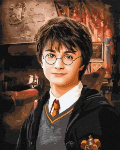 Malowanie po numerach - Harry Potter: Pokój wspólny Gryffindoru ©Warner Bros.