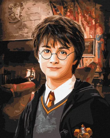 Malowanie po numerach - Harry Potter: Pokój wspólny Gryffindoru ©Warner Bros.