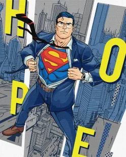 Malowanie po numerach - Superman: Nadzieja ©Warner Bros.