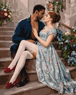 Malowanie po numerach - Koronka tajemnic z metalicznymi farbami ©art_selena_ua