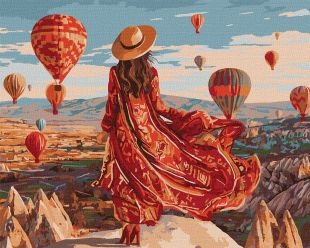 Malowanie po numerach - Dzień wśród balonów ©art_selena_ua