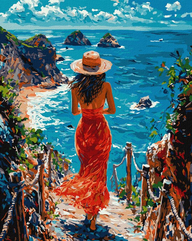 Malowanie po numerach - Oddech oceanu ©art_selena_ua