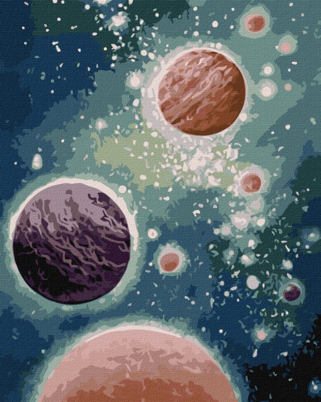 Malowanie po numerach - Ruch planet ©Svitlana Terenchuk