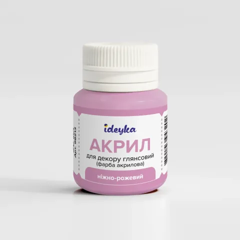Farba akrylowa - Jasnoróżowy, 20 ml