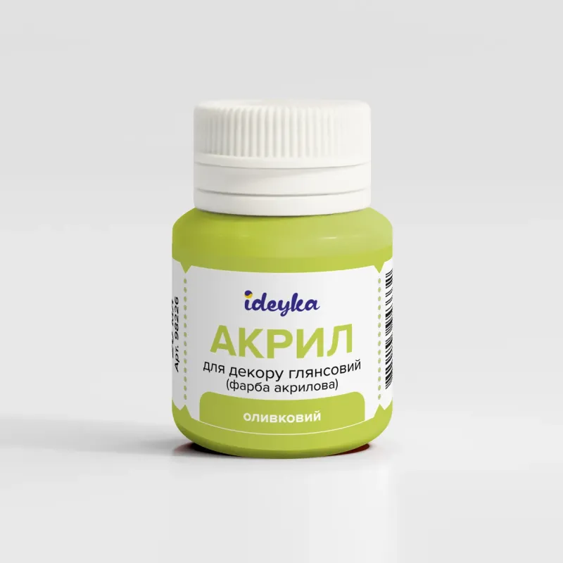 Farba akrylowa - Oliwkowy, 20 ml