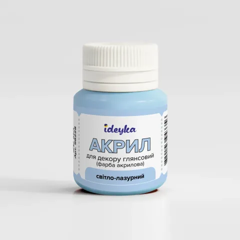 Farba akrylowa - Jasnoniebieski, 20 ml