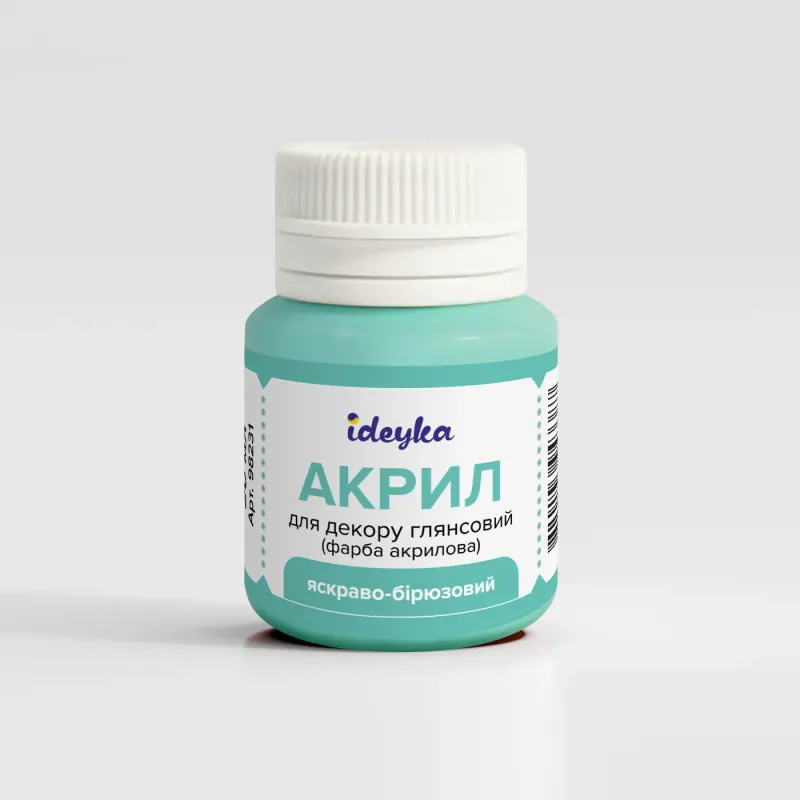 Farba akrylowa - Jasny turkus, 20 ml