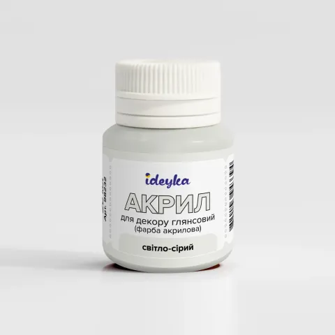 Farba akrylowa - Jasnoszary, 20 ml