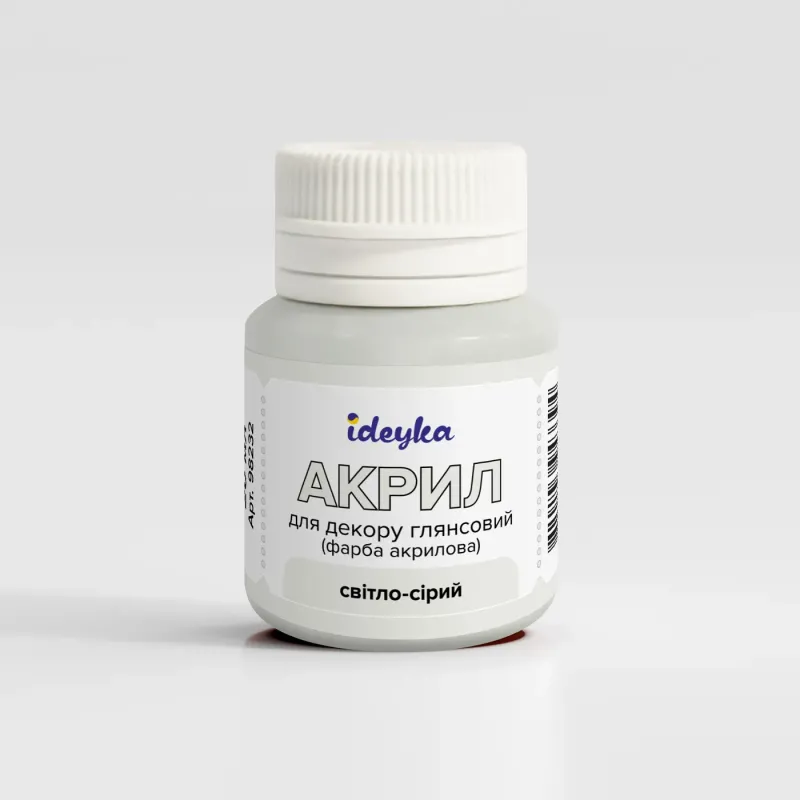 Farba akrylowa - Jasnoszary, 20 ml