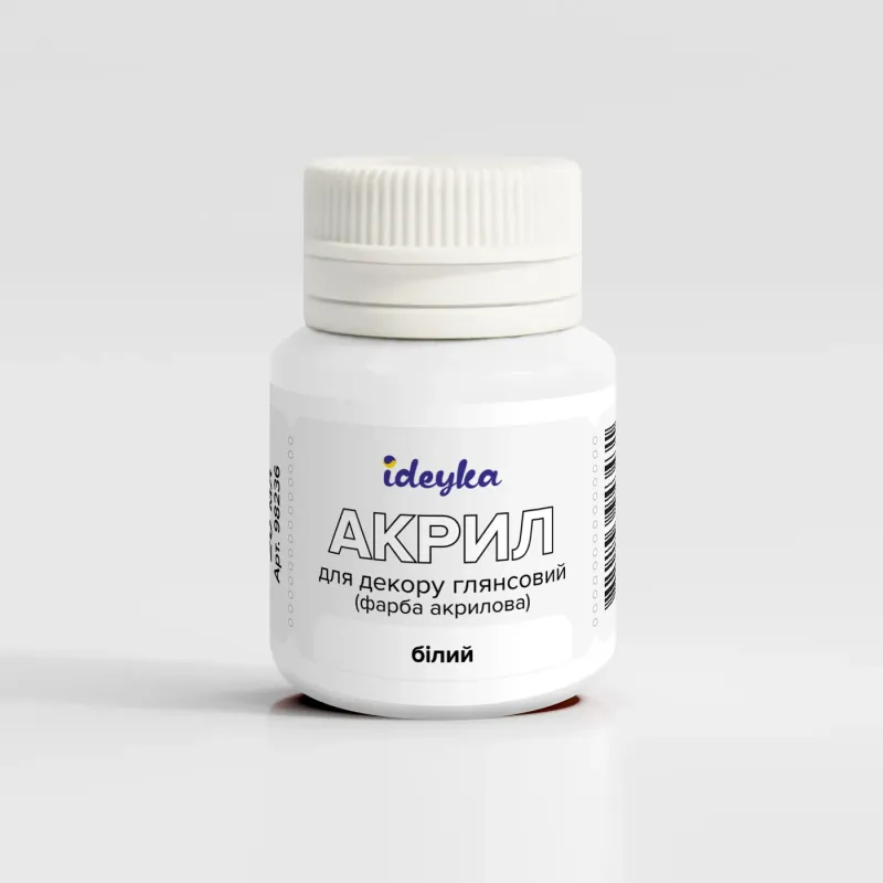 Farba akrylowa - Biały, 20 ml