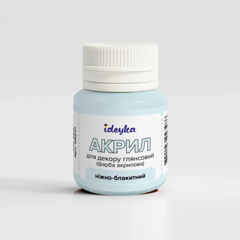 Farba akrylowa - Delikatny niebieski, 20 ml
