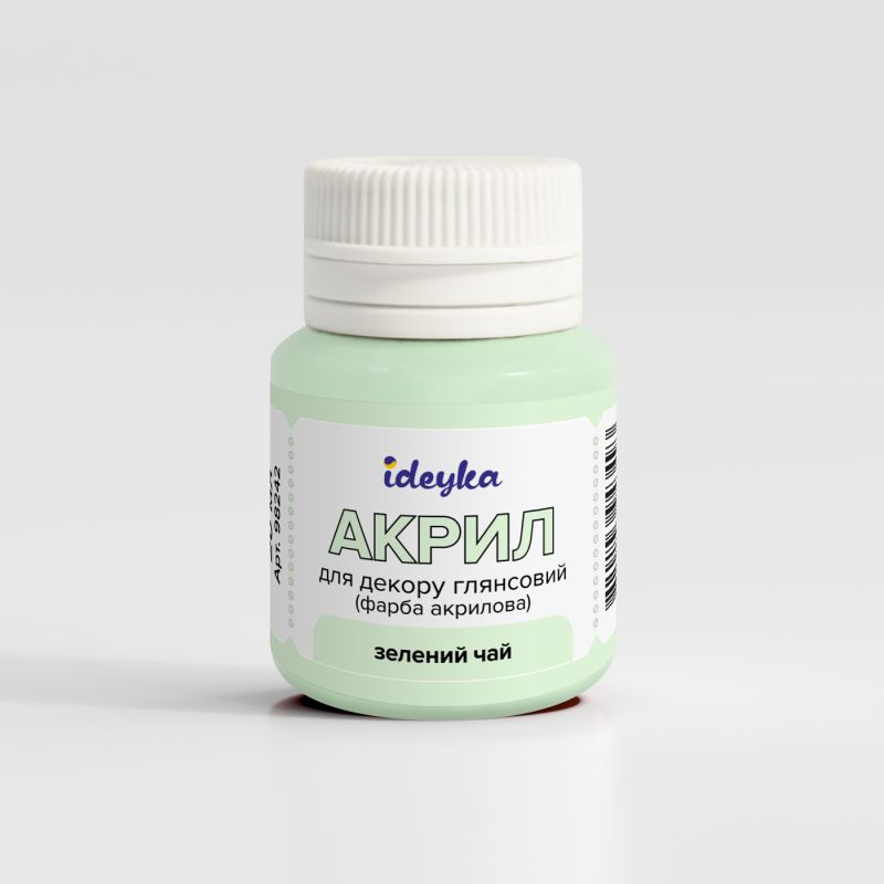 Farba akrylowa - Zielona herbata, 20 ml