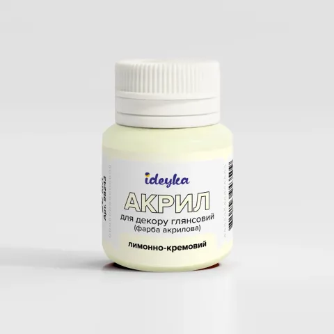 Farba akrylowa - Krem cytrynowy, 20 ml