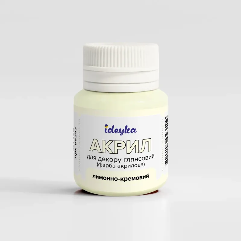 Farba akrylowa - Krem cytrynowy, 20 ml
