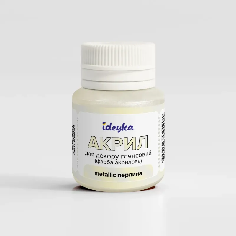 Farba akrylowa - metaliczna Perła, 20 ml