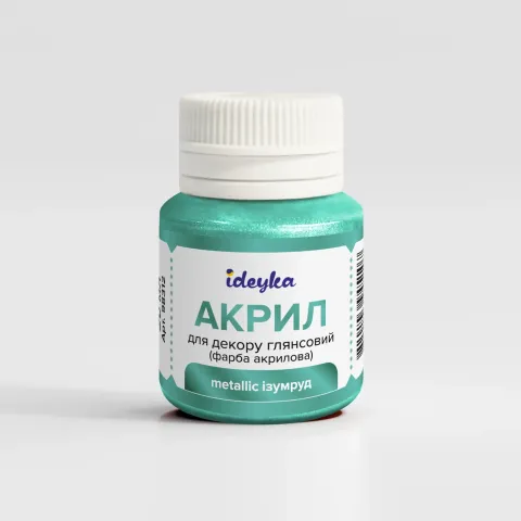 Farba akrylowa - metaliczna Szmaragd, 20 ml